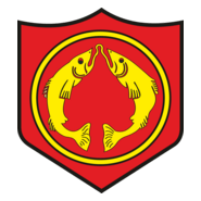 Golden Fish Army School Logo PNG Vector