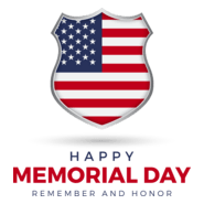 Happy memorial day Logo PNG Vector