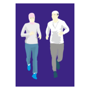 jogging Logo PNG Vector