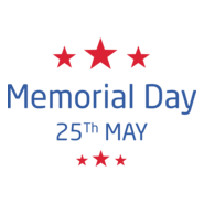 Memorial Day USA 25th July Logo PNG Vector