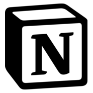 Notion App Logo PNG Vector