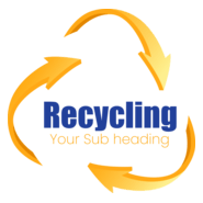 Recycling Arrows Logo PNG Vector