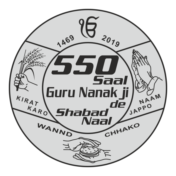550 SAAL GURU NANAK DEV JI DE NAAL Logo PNG Vector