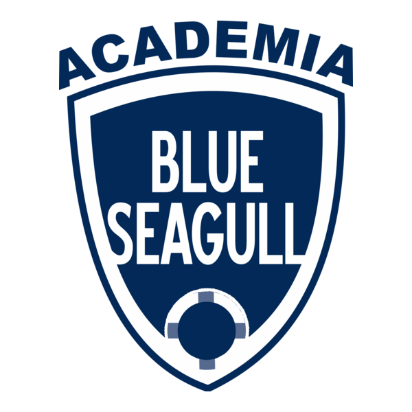 Academia Blue Seagull Logo PNG Vector