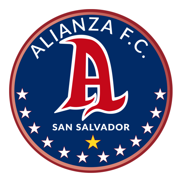 Alianza FC (with 13 stars) Logo PNG Vector