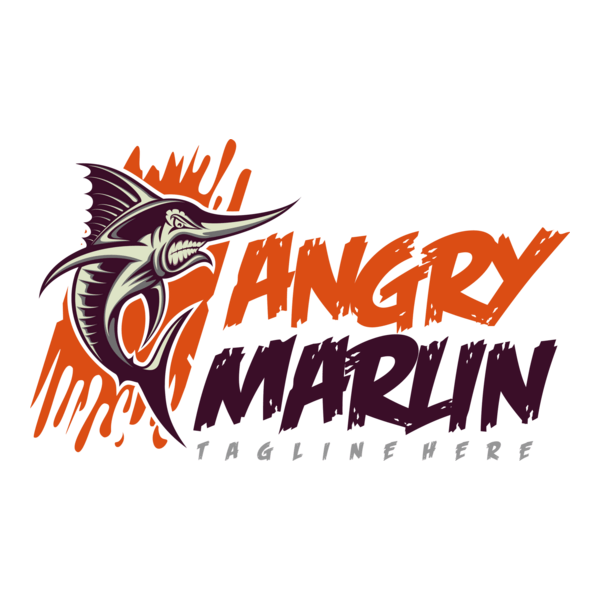 Angry Marlyn Logo PNG Vector