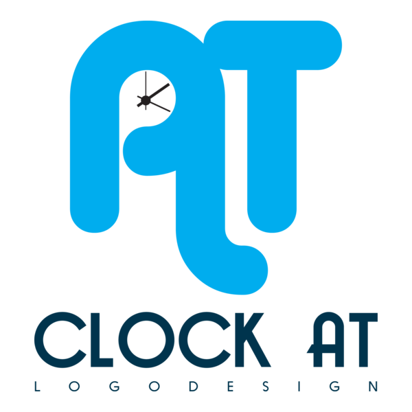 AT Letter Company Logo PNG Vector