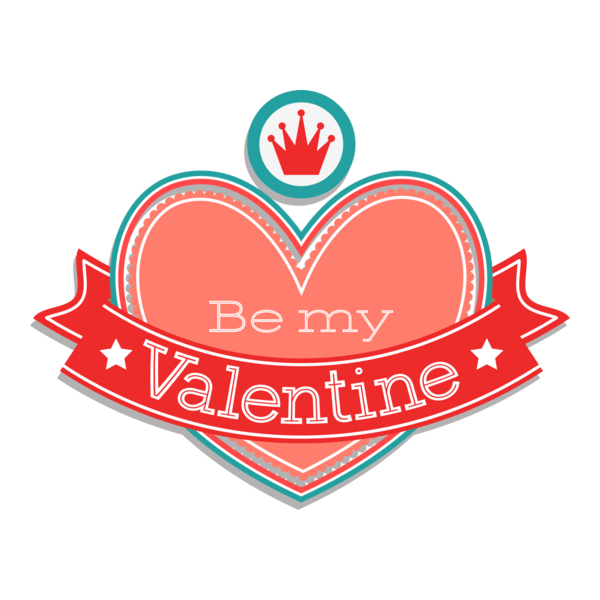 Be My Valentine (Valentine's Day) Logo PNG Vector