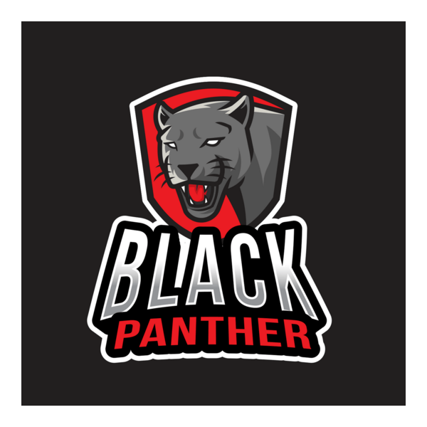 Black Panther esport Logo PNG Vector