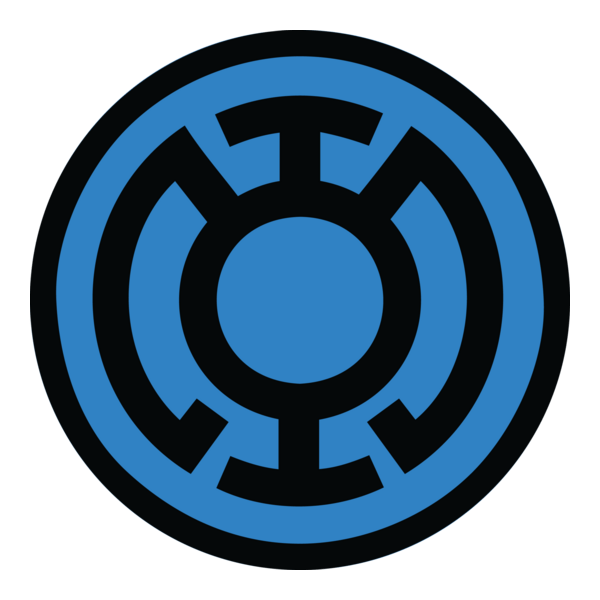 Blue Lantern Corp Green Lantern Logo PNG Vector