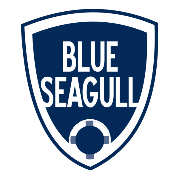 Blue Seagull Logo PNG Vector