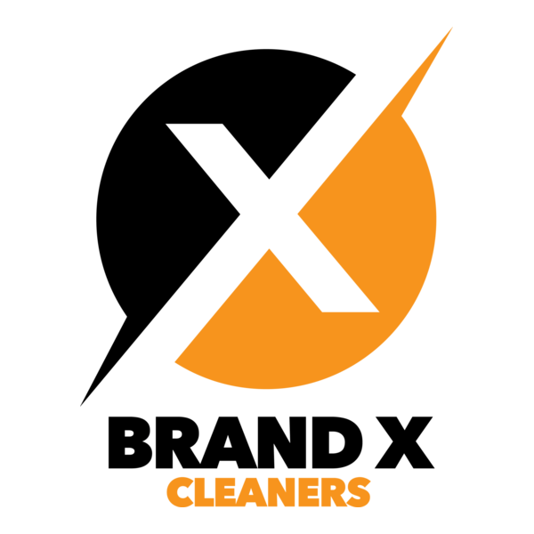 Brand X Cleaners Logo PNG Vector