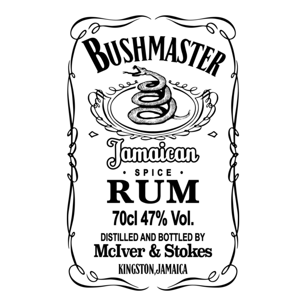 Bushmaster Rum - Netflix - Luke Cage Logo PNG Vector