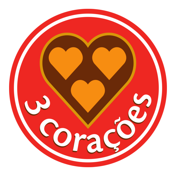 CAFÉ 3 CORAÇÕES Logo PNG Vector