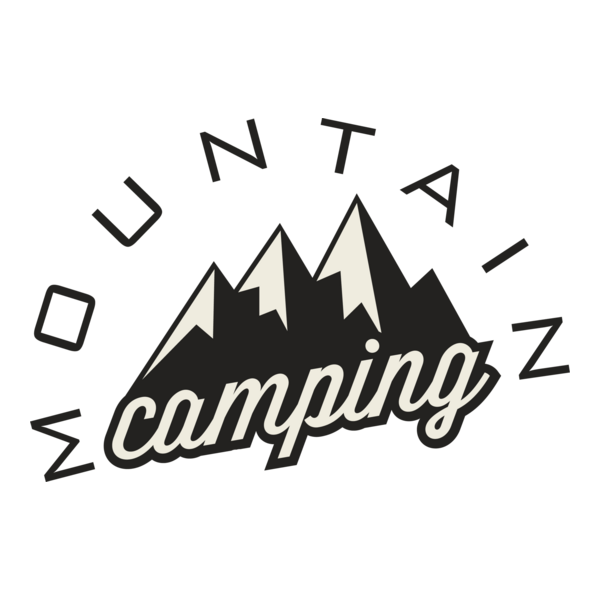Camping Mountain Logo PNG Vector
