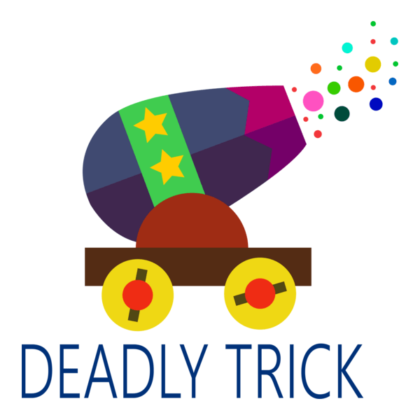 Circus Deadly Trick Logo PNG Vector