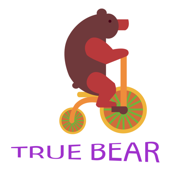 Circus True Bear Logo PNG Vector