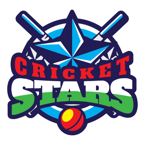 Cricket Star Logo PNG Vector