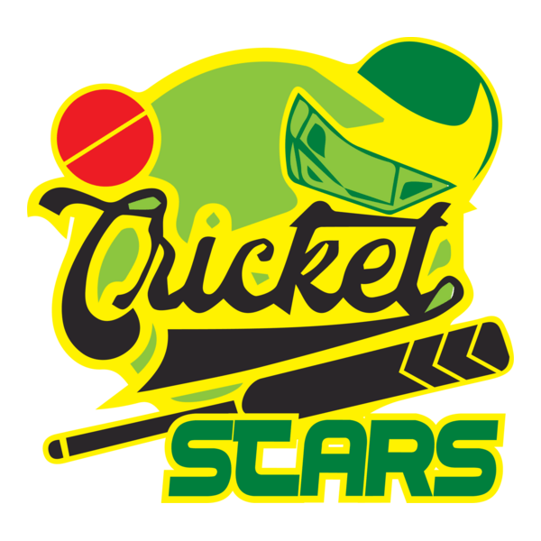 Cricket Star Logo PNG Vector