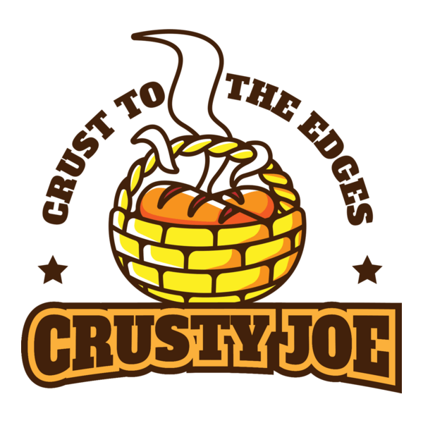 Crusty bread mascot Logo PNG Vector