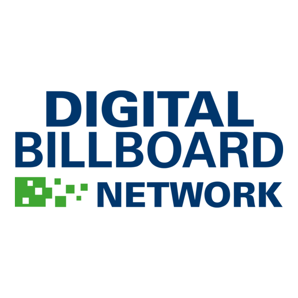 Digital Billboard Network Logo PNG Vector