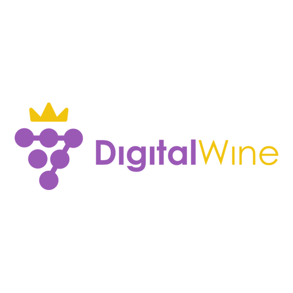 Digital Wine Logo PNG Vector