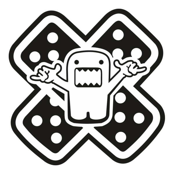Domo Kun Stiker Logo PNG Vector