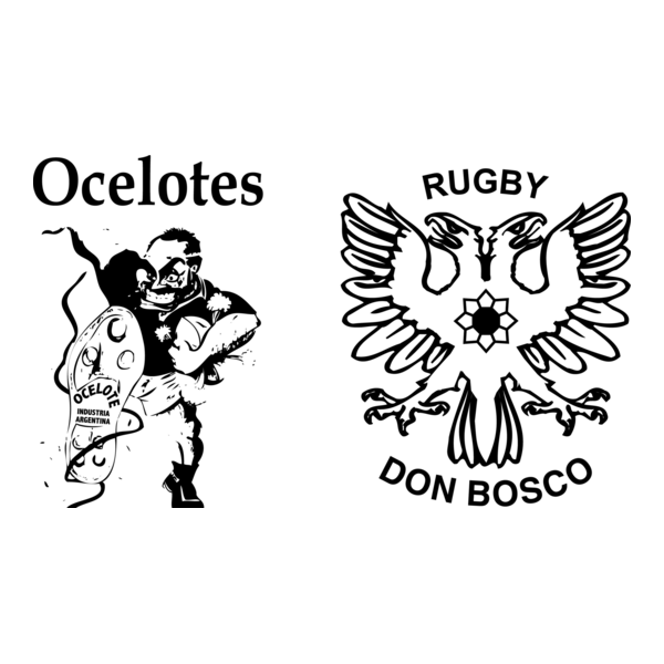Don Bosco Rugby Ocelotes Grabado Logo PNG Vector