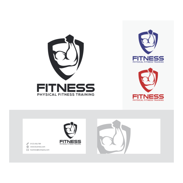 Fitness Logo PNG Vector