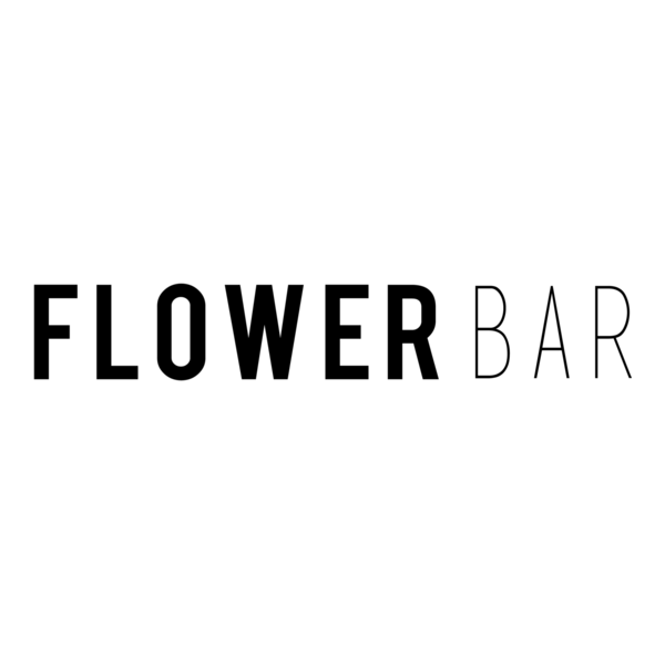 Flower Bar Logo PNG Vector