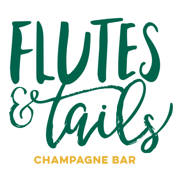 Flutes and Tails Champagne Bar Logo PNG Vector