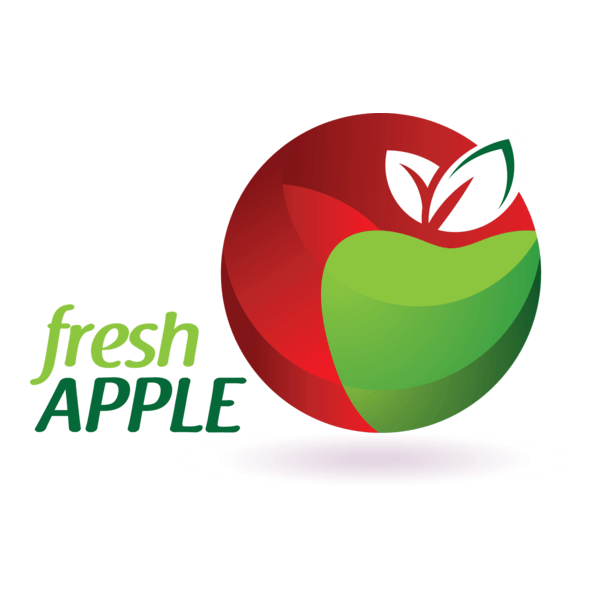 Fresh Apple Logo PNG Vector