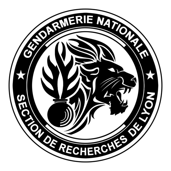 Gendarmerie - Section Recherche de Lyon Logo PNG Vector