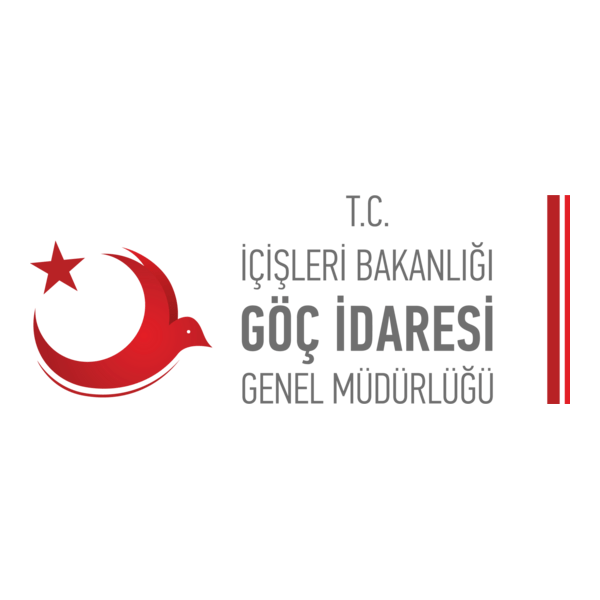 Göç İdaresi Genel Müdürlüğü Türkçe Yatay Logo PNG Vector