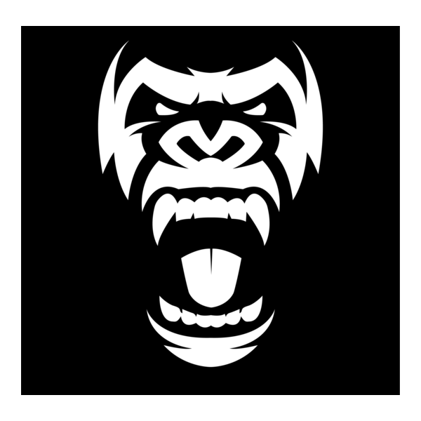Gorilla Logo PNG Vector
