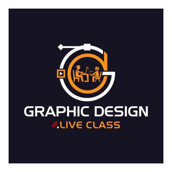 Graphic Design Live Class Logo PNG Vector