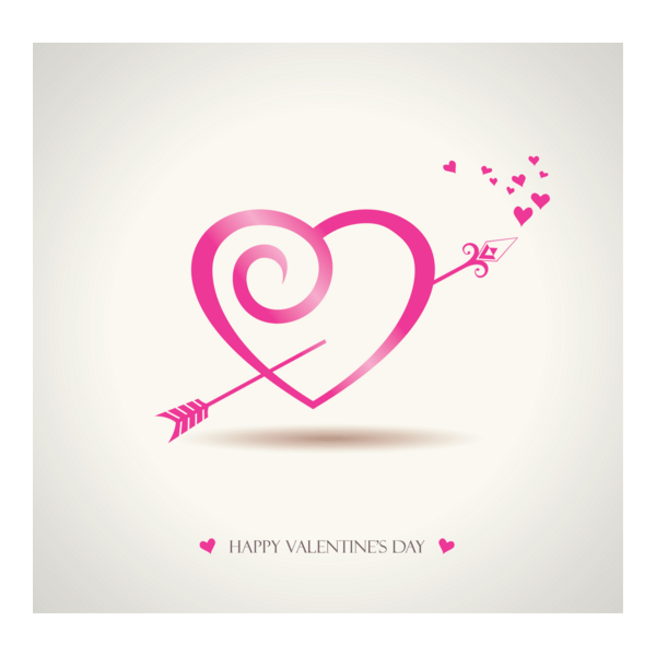 Happy Valentine's Day Logo PNG Vector
