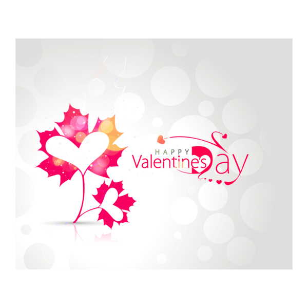 Happy Valentine's Day Logo PNG Vector