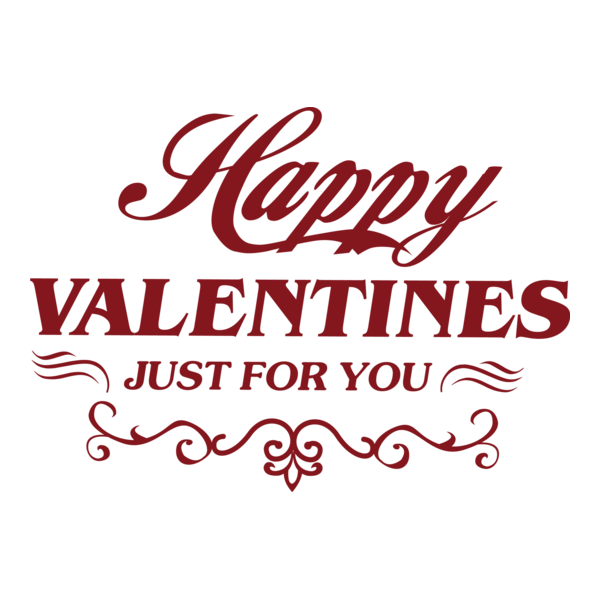 Happy Valentine's Day Logo PNG Vector