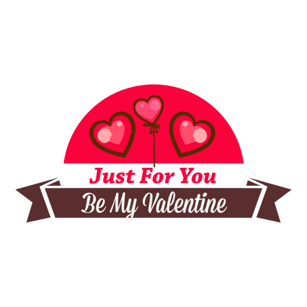 Happy Valentine's Day Logo PNG Vector