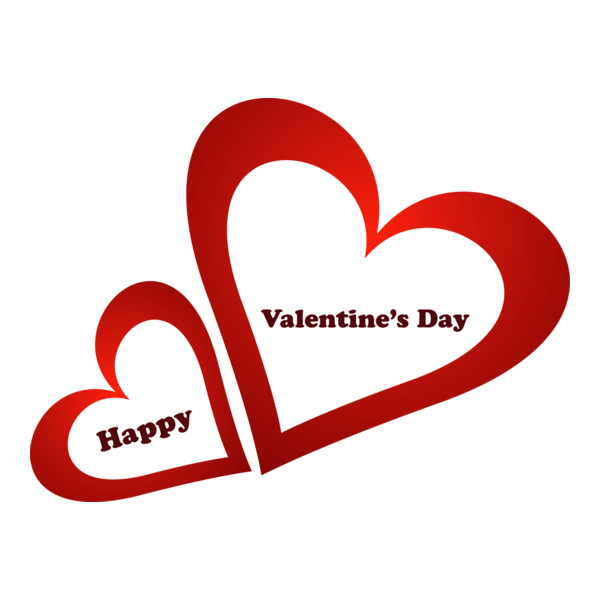 Happy Valentine's Day Logo PNG Vector
