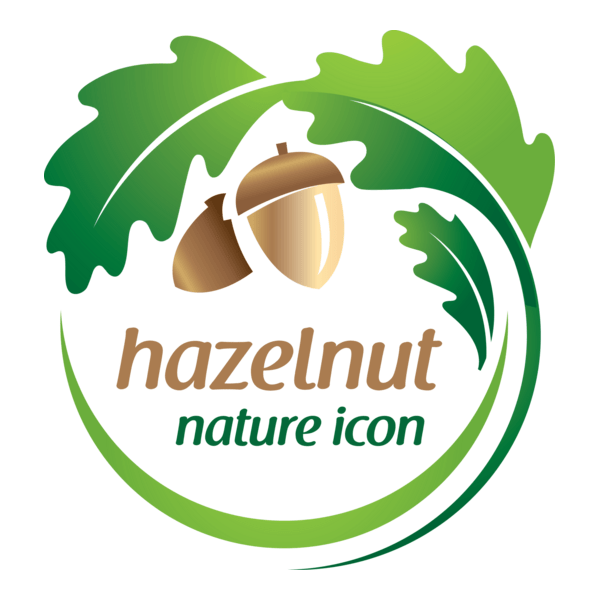 Hazelnut Nature Logo PNG Vector