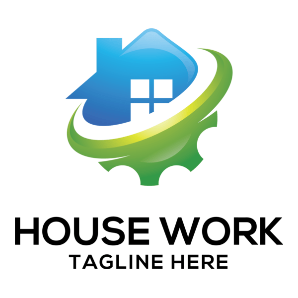 House Work Logo PNG Vector