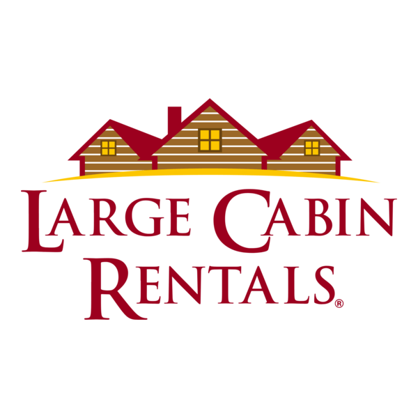Large Cabin Rentals Logo PNG Vector
