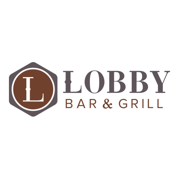 Lobby Bar and Grill Logo PNG Vector