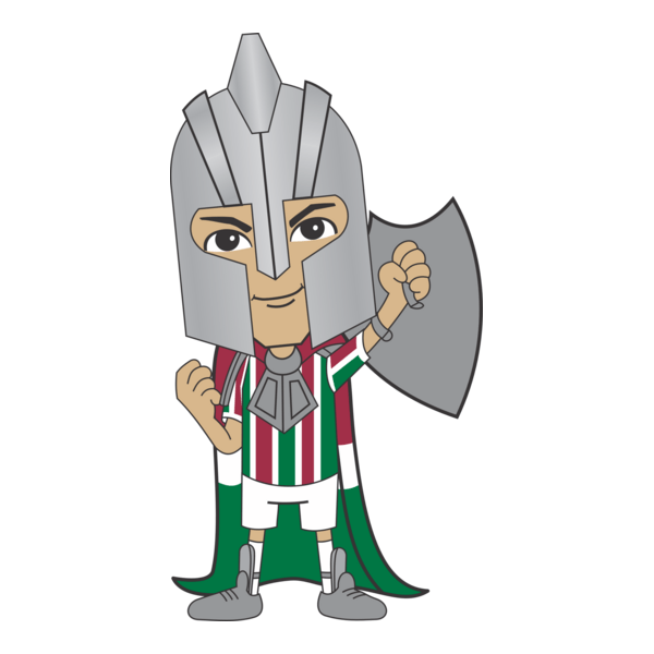 MASCOTE DO FLUMINENSE (GUERREIRINHO) Logo PNG Vector