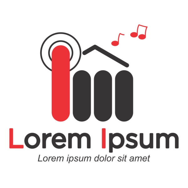 MUSIC INDUSTRY CONCEPT Logo PNG Vector