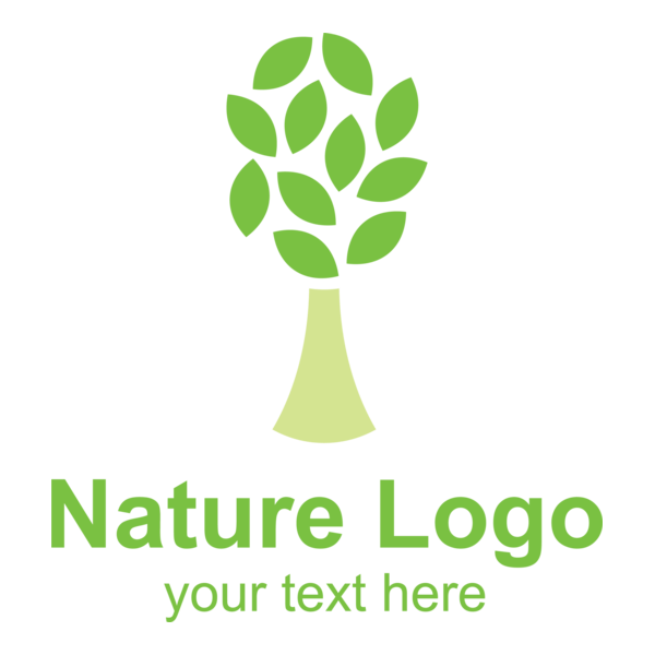 Nature Tree Logo PNG Vector