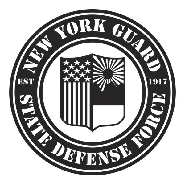 New York State Guard (black) Logo PNG Vector