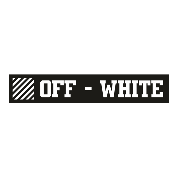 OFF White Line Logo PNG Vector